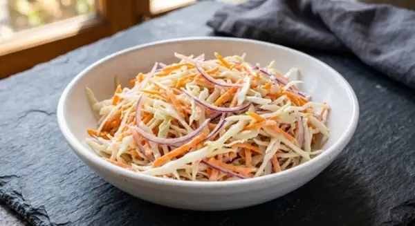 Easy British Coleslaw Recipe – Creamy & Crunchy